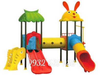 Bộ cầu trượt 2 mái Mã SP: TP2003