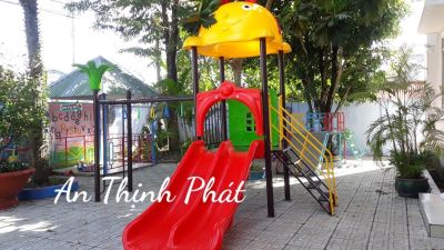 Bộ Cầu Trượt 1 Mái Thỏ mã Sản Phẩm : TP1002